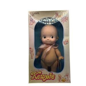 Vintage Rose O'Neill Kewpie Doll Sealed in Original Packaging, Pink Bow, 11.5"